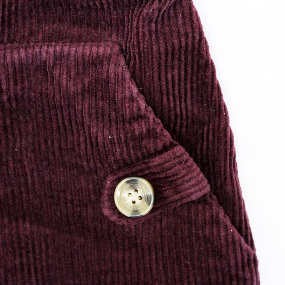 CORDUROY BUTTON DOWN SKIRT WITH POCKETS SIZE SMALL - Picture 5 of 8